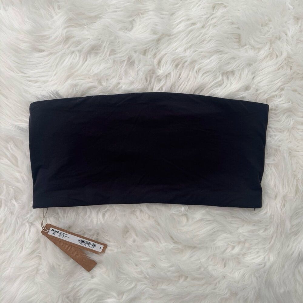 Skims Fits Everybody Bandeau Onyx Size Large